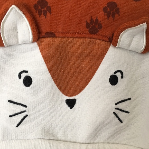 🦊 Cat and Jack Newborn Fox Top and Bottom Set (0-3 months) 🦊 - Picture 6 of 8